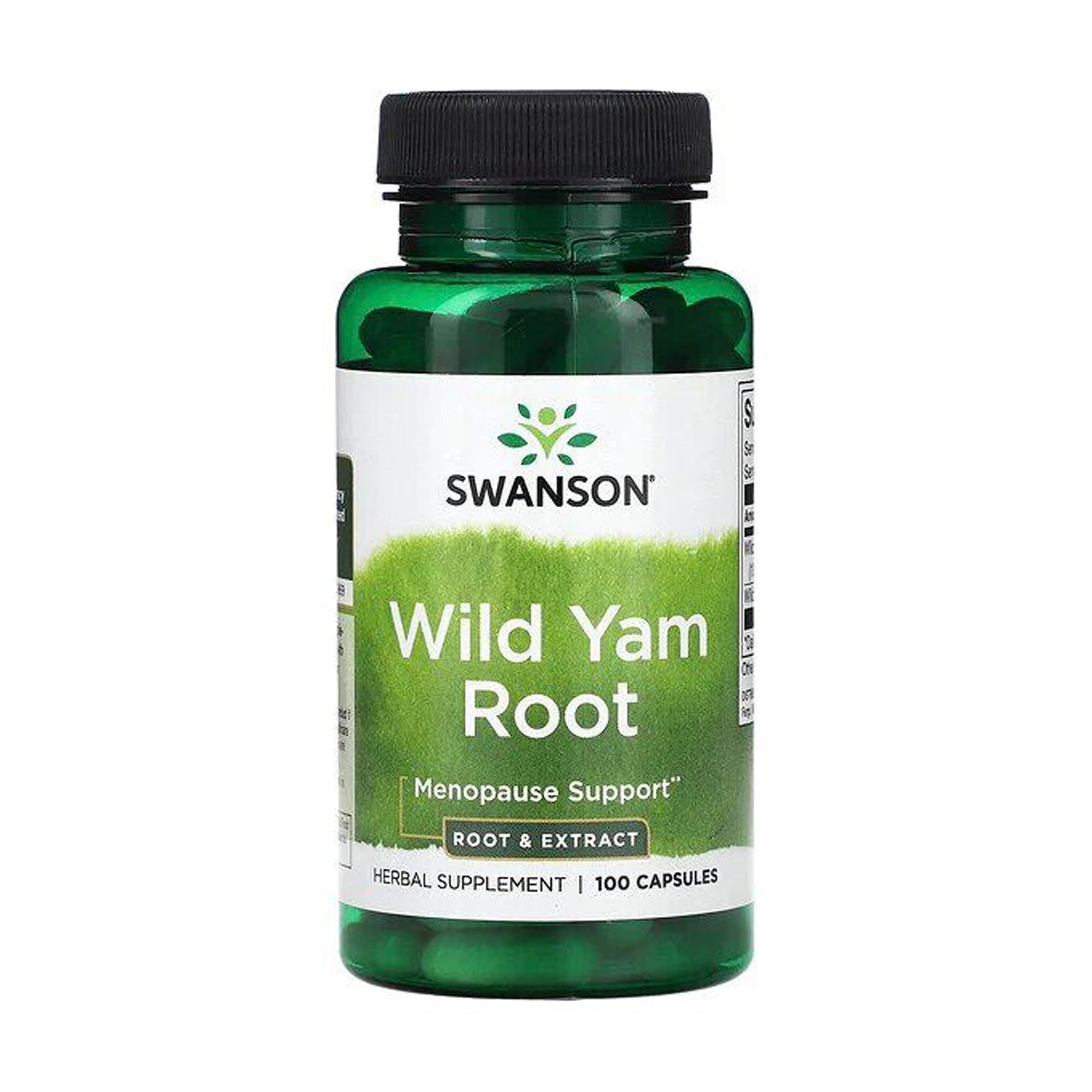 Корінь дикого ямсу Swanson Wild Yam Root, 100 капсул